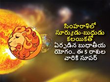 Mercury And Sun In Leo: సింహరాశిలో సూర్యుడు-బుధుడు కలయికతో ఏర్పడిన బుధాతీయ యోగం.. ఈ 5 రాశుల వారికి సూపర్..