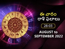 Weekly Horoscope : ఈ వారం మీ రాశి ఫలాలు ఆగష్టు 28 నుండి సెప్టెంబర్ 3 తేదీ వరకు..