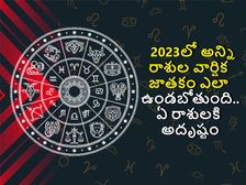 2023 Yearly Rasi Phalalu- 2023 వార్షిక రాశి ఫలాలు: 2023లో అన్ని రాశుల వారి వార్షిక జాతకం ఎలా ఉండబోతుంది..