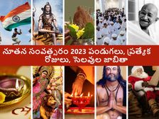  New Year 2023: నూతన సంవత్సరం 2023 పండుగలు, ప్రత్యేక రోజులు, సెలవుల జాబితా
