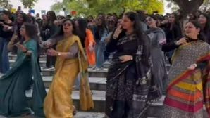 పఠాన్ పాటకు విద్యార్థులతో స్టెప్పులు వేసిన ప్రొఫెసర్: వీడియో షేర్ చేసిన షారుక్!