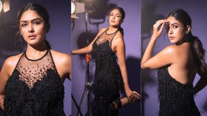 Mrunal Thakur: కసి చూపులతో పిచ్చెక్కిస్తున్న మృణాల్ ఠాకూర్, బ్లాక్ ఔట్‌ఫిట్‌లో మెస్మరైజింగ్ లుక్స్