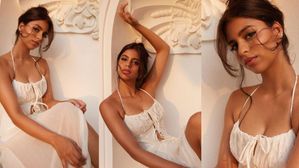 Suhana Khan: షారూక్ కూతురి గ్లామర్ షో, ఎద అందాల ఆరబోత