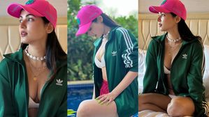 ఎద ఎత్తులతో చిత్తు చేస్తున్న సోనాల్.. బెడ్ మీద కూర్చొని మరీ అందాలు ఆరబోసిందిగా!