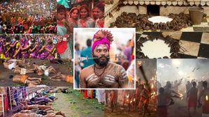 ఒంటికి సూదులు గుచ్చుతారు, కాగడాలతో కొట్టుకుంటారు, రంగు చల్లి మనువాడతారు.. భారత్‌లోని వింతైన పండుగలు 