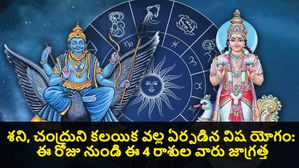 కుంభరాశిలో శని, చంద్రుని సంచారం వల్ల విష యోగం: ఈరోజు నుండి ఈ 4 రాశులవారు జాగ్రత్తగా ఉండండి