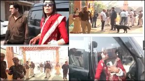 వామ్మో..ఢిల్లీలో గ్యాంగ్ స్టర్-లేడీ డాన్ పెళ్ళి, ఏ రేంజ్ లో అంటే అథితులు కంటే పోలిసులే ఎక్కువ..కాపలాకి