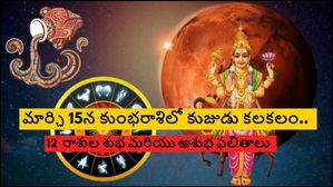 మార్చి 15న కుంభరాశిలో కుజుడు: 12 రాశుల శుభ మరియు అశుభ ఫలితాలు ఇలా..!