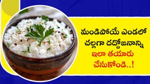 మండిపోయే ఎండలో చల్లగా దద్దోజనాన్ని ఇలా చేసుకోండి..?