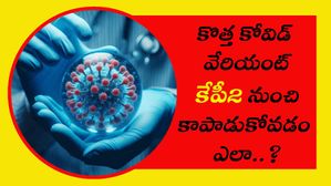 కొత్త కోవిడ వేరియంట్ కేపీ2 నుంచి ఇలా కాపాడుకోండి..!