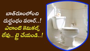 బాత్‌రూంలోంచి దుర్ఘంధం పరార్..! ఎలాంటి కెమికల్స్ లేవు.. ట్రై చేయండి..!