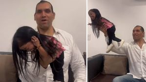 Viral ideo : అత్యంత పొట్టి మహిళను ఒంటి చేత్తో ఎత్తిన ఖలీ.. వీడియో వైరల్..!