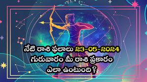 నేటి రాశి ఫలాలు మే 23: ఈ రోజు సాయిబాబా ఆశీస్సులతో ఈ రాశుల వారికి గొప్ప ఆర్థిక ప్రయోజనాలు..