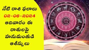 Today Horoscope: ఈ రోజు జూన్ 02 ఆదివారం అపార ఏకాదశి శ్రీ మహావిష్ణువు ఆశీస్సులు వీరిపై ఉంటాయి