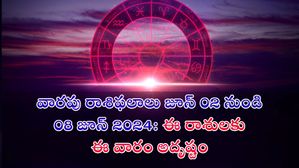 Weekly Horoscope june (02-08):వారపు రాశిఫలం 02 జూన్ నుండి 08 వరకు వారపు జాతకాన్ని తెలుసుకోండి