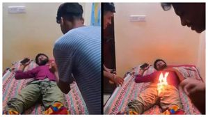 మిడ్ నైట్ బర్త్ డే బాయ్ ప్రైవేట్ పార్ట్స్ కు నిప్పు, వీడు పుట్టిన రోజే చచ్చి బతికాడు 