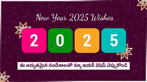 New Year 2025 Wishes: ఈ అద్భుతమైన సందేశాలతో న్యూ ఇయర్ విషెస్ చెప్పుకోండి