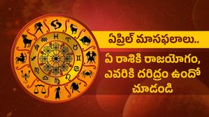 April 2025 rasi phalalu: ఏప్రిల్ లో ఏ రాశికి రాజయోగం,ఎవరికి దరిద్రం ఉందో చూడండి