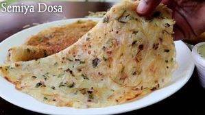 రవ్వ,సేమియాతో క్రిస్పీ దోశ..15 నిమిషాల్లోనే చేసుకోవచ్చు..ఎలాగంటే..