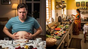 అతిగా తినేశాక కడుపు బెలూన్ లా ఉబ్బిందా? వెంటనే ఇలా చేయండి