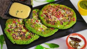 బరువు తగ్గాలనుకునేవారికి బెస్ట్ బ్రేక్‌ ఫాస్ట్ రెసిపి..ప్రోటీన్, పోషకాలతో నిండిన పాలక్ పనీర్ ఊతప్పం