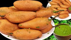 పైన క్రిస్పీ..లోపల సాఫ్ట్ ఆలూ స్టఫింగ్..లొట్టలేయించే రాజస్థానీ స్పెషల్ మిర్చి వడ