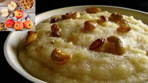 ఆపిల్ పండుని పాలల్లో ఉడికించి చేసే ఈ హల్వా రుచి అమోఘం..రెసిపీ ఇదే