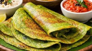 హోటల్ స్టైల్‌ లో క్రిస్పీ పాలక్ దోస..ఇంట్లోనే ఇలా ఈజీగా చేసుకోండి