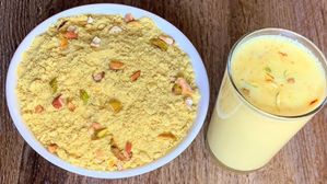 నెల రోజులు నిల్వ ఉండే ఘమఘమలాడే బాదం పొడి..తయారీ విధానం ఇదే