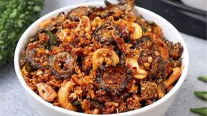 కరకరలాడే కాకరకాయ కాజు ఫ్రై..ఒక్కసారి వండితే రుచి మర్చిపోలేరు..అన్నం, పప్పు, రసంలోకి కేక!