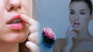 ঠোঁটে কালচে ছোপ পড়ছে? গোলাপের গুণেই ফিরবে ঠেঁটের গোলাপি আভা!