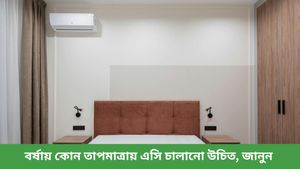 বর্ষাকালের আর্দ্র আবহাওয়ায় কোন তাপমাত্রায় এসি চালাবেন? এই ট্রিকসগুলি না জানলেই নয় 