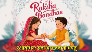 Raksha Bandhan Wishes in Sanskrit: रक्षाबंधन पर इन संस्कृत संदेशों से भाई-बहन और प्रियजनों को दें शुभकामनाएं