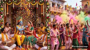 Holi Faag Geet: आज बिरज में होरी रे रसिया... राधा-कृष्ण के प्रेम के रंगों में सराबोर फाग गीत, नोट करें लिरिक्स