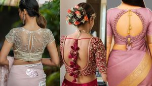 Bridal Blouse Designs: लेटेस्ट ब्राइडल ब्लाउज बैक डिजाइन, डोरी से लेकर हैवी एम्ब्रॉयडरी तक, देखें 7 पैटर्न्स