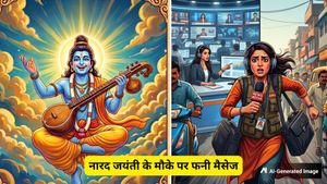 Narad Jayanti 2026: नारायण-नारायण जपो और बाइट के लिए भागो, पत्रकारों के लिए फनी मैसेजेस और शायरी
