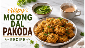 Crispy High Protein Moong Dal Pakoda Recipe: शाम के नाश्ते के लिए बनाएं हेल्दी और कुरकुरे पकौड़े