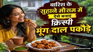 बारिश में बनाएं क्रिस्पी मूंग दाल के पकौड़े और हरे धनिए-पुदीने की चटनी, नोट कर लें आसान रेसिपी