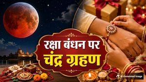 Chandra Grahan 2026: आज रक्षाबंधन पर चंद्र ग्रहण, जानें कितने बजे शुरू होगा सूतक काल और कब बांधें राखी