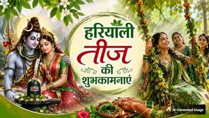 Hariyali Teej 2026 Wishes: शिव-पार्वती का आशीर्वाद...इन संदेशों क साथ अपनों को दें हरियाली तीज की शुभकामनाएं