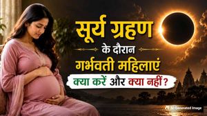सूर्य ग्रहण के दौरान गर्भवती महिलाएं क्या करें और क्या नहीं? जानें खाने-पीने और सोने से जुड़े नियम