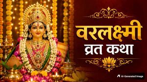 Varalakshmi Vrat Katha: वरलक्ष्मी व्रत के दिन जरूर पढ़ें ये व्रत कथा, धन से जुड़ी बाधाएं होंगी दूर