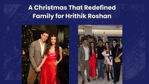 Hrithik Roshan, Saba Azad, Sussanne Khan and the Kids Celebrate Christmas Together, Win Hearts Online