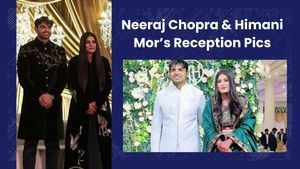 Neeraj Chopra & Himani Mor's Reception Pics: Inside the Viral Moments from the Celebrations