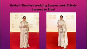 Rekha’s Timeless Wedding Season Style: 5 Things to Pick From Her Latest Look