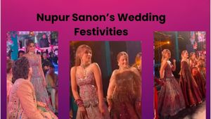 Inside Nupur Sanon’s Wedding Celebrations: Kriti Sanon’s Dance Moments Go Viral