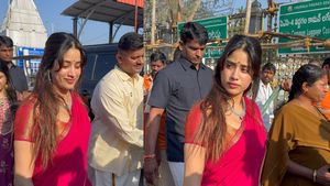 Happy Birthday Janhvi Kapoor: 'Param Sundari' Actress Climbs 3,550 Steps Barefoot At Tirumala Temple 