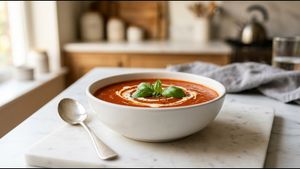 Comfort Style Creamy Blend Tomato Soup Recipe
