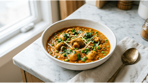 Wedding Style Matar Mushroom Recipe: A Flavorful Lunch Delight