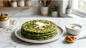 Healthy Stuffed Breakfast Palak Paratha Recipe: A Wholesome Delight